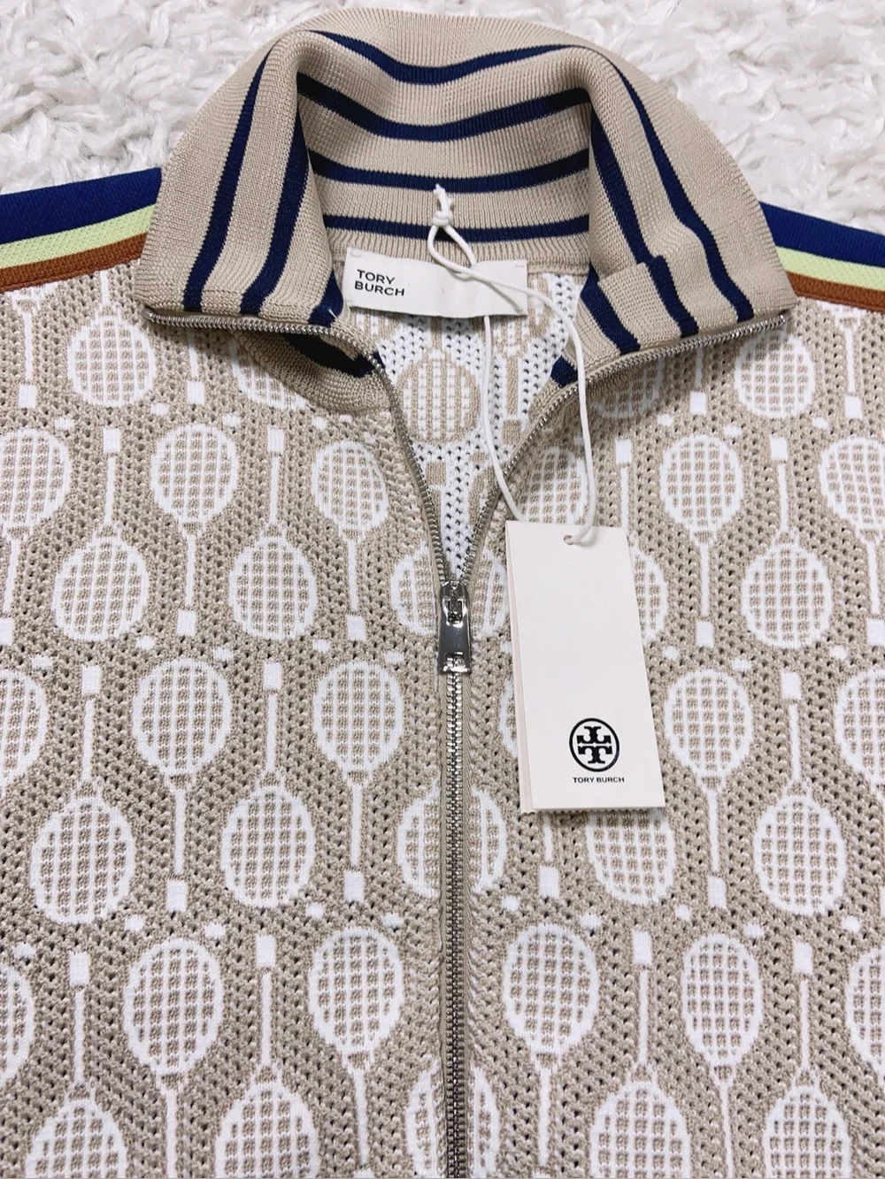 Tory Burch closure zipped